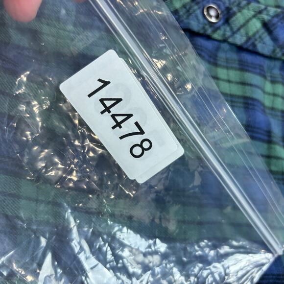 Engineered Garments Nepenthes New York Pearl Snap Plaid Shirt Long Sleeve Large - Picture 10 of 10